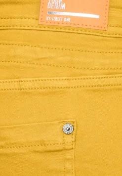 Street One Hosen*Farbige Loose Fit Jeans dull sunset yellow wash