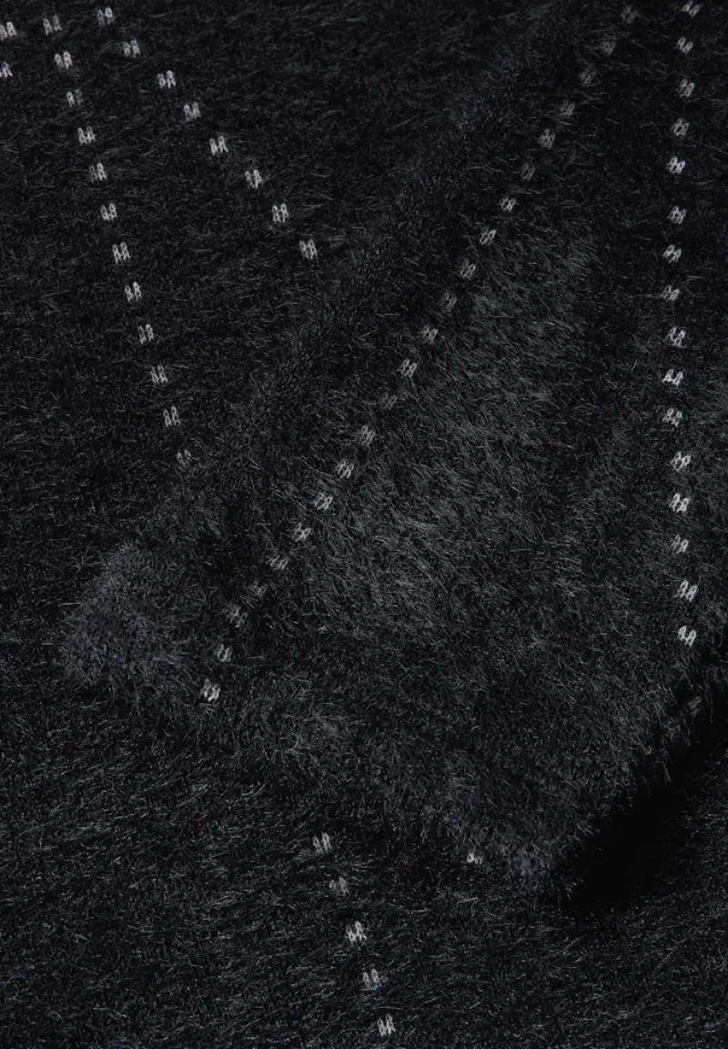 Cecil Shirts*Federgarn Langarmshirt Black