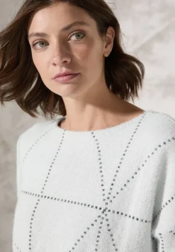 Cecil Shirts*Federgarn Langarmshirt vanilla white