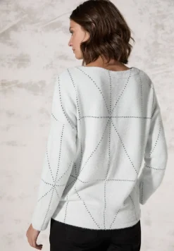 Cecil Shirts*Federgarn Langarmshirt vanilla white