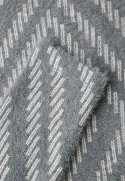 Cecil Shirts*Federgarn Shirt mit Muster platinum grey mel.