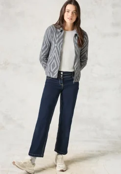 Cecil Pullover & Sweatshirts*Federgarn-Cardigan mit Print platinum grey mel.