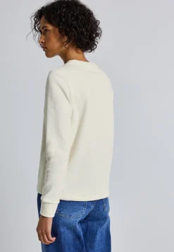 Street One Shirts*Feincord-Shirt mit Wording soft beige