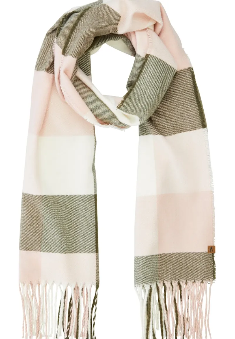 Camel Active Accessoires*Feiner Webschal mit kariertem Muster red checks