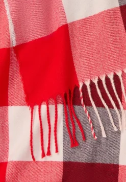 Camel Active Accessoires*Feiner Webschal mit kariertem Muster red checks