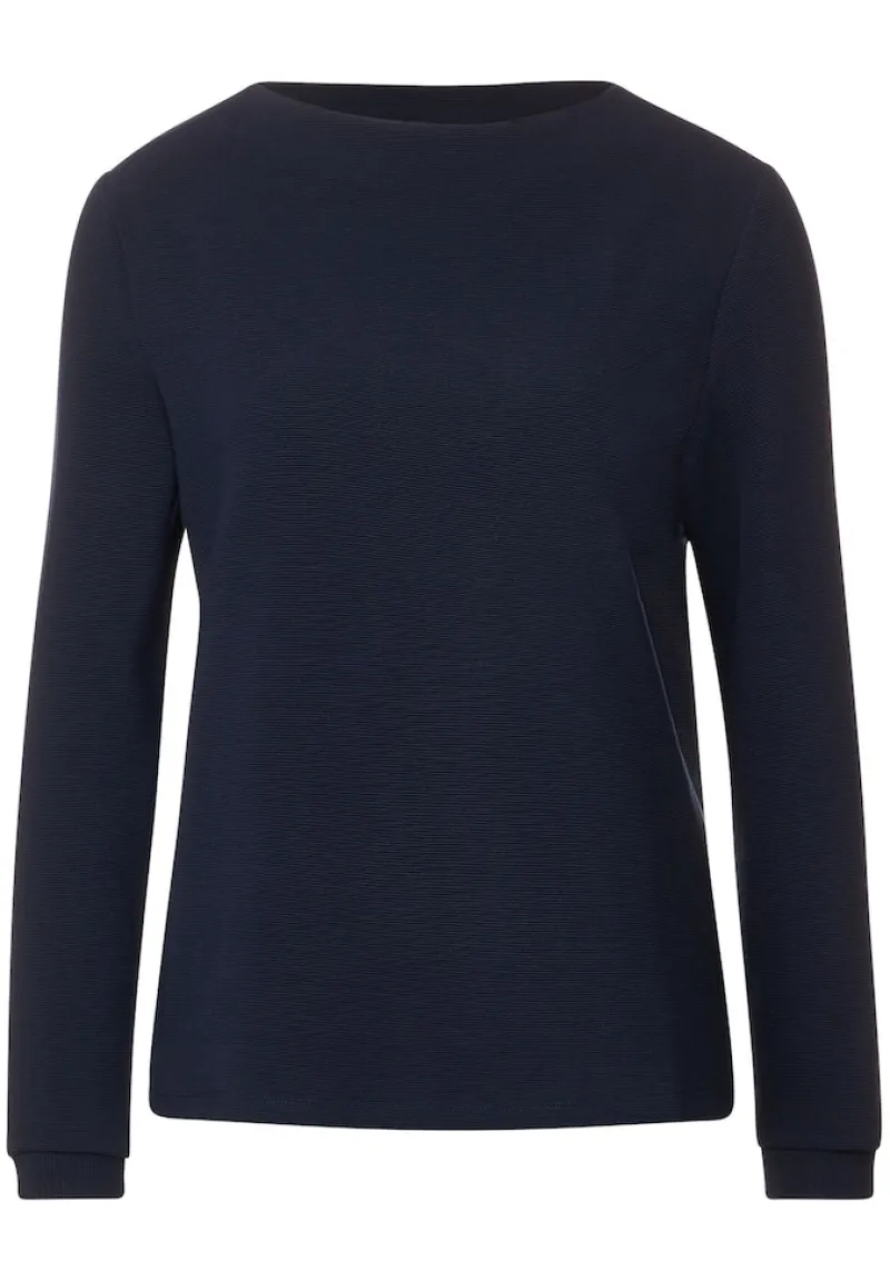 Street One Pullover & Sweatshirts*Feines Langarmshirt deep blue