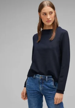 Street One Pullover & Sweatshirts*Feines Langarmshirt deep blue