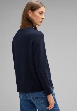 Street One Pullover & Sweatshirts*Feines Langarmshirt deep blue