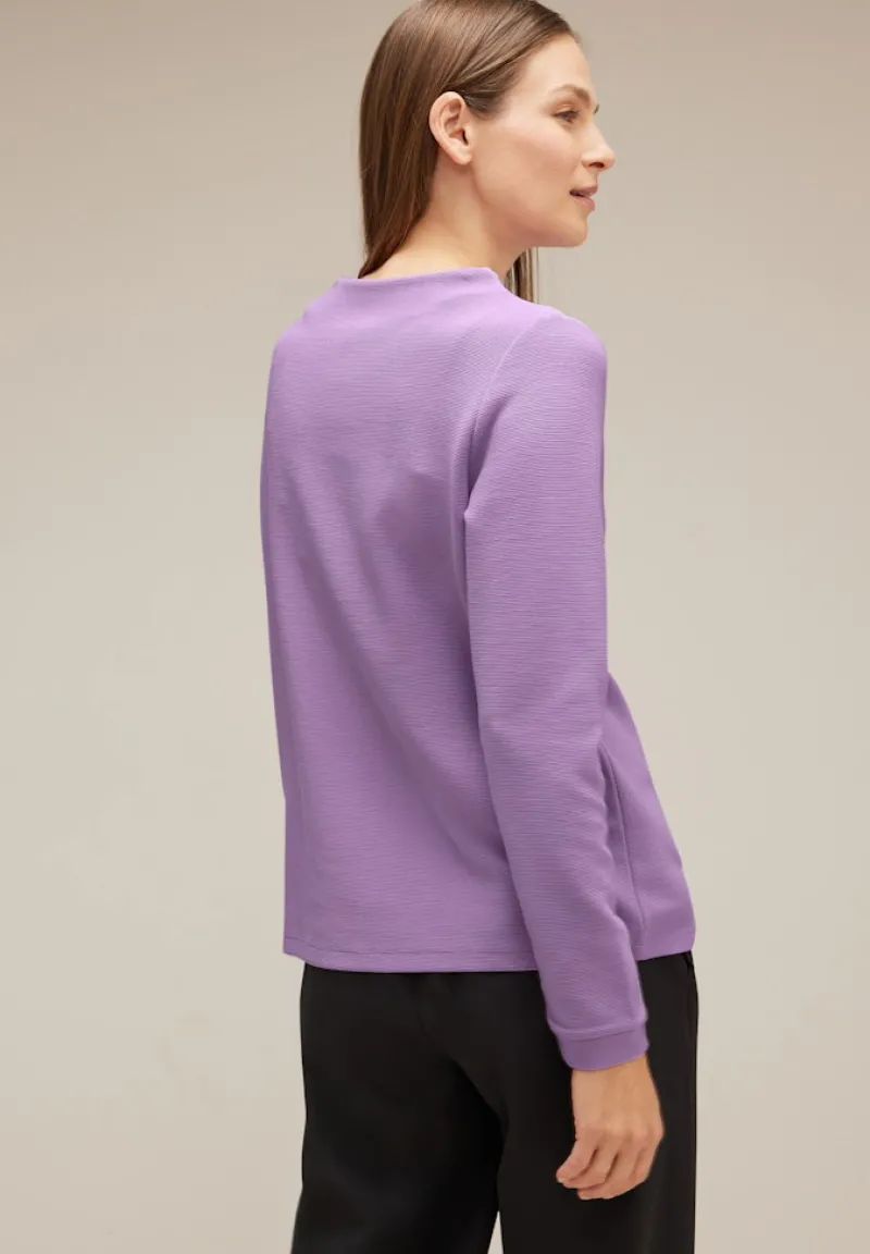 Street One Pullover & Sweatshirts*Feines Langarmshirt soft pure lilac