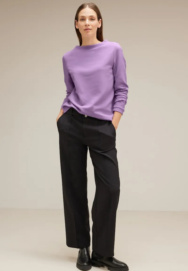 Street One Pullover & Sweatshirts*Feines Langarmshirt soft pure lilac