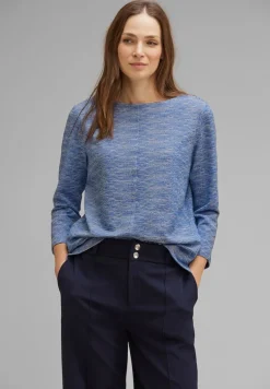 Street One Shirts*Feines Struktur Shirt fresh intense gentle blue