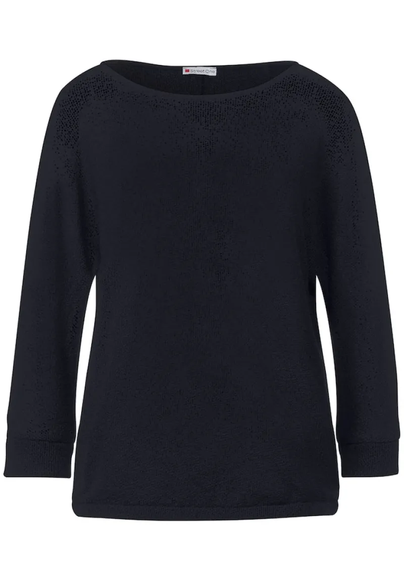 Street One Shirts*Feinstrick Shirt deep blue