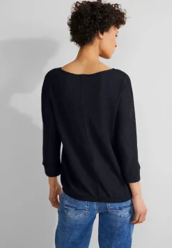 Street One Shirts*Feinstrick Shirt deep blue