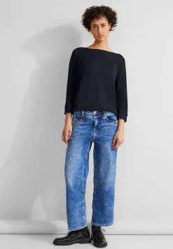 Street One Shirts*Feinstrick Shirt deep blue