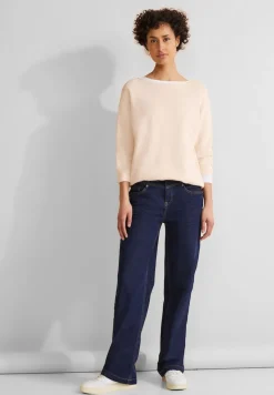 Street One Shirts*Feinstrick Shirt lucid white