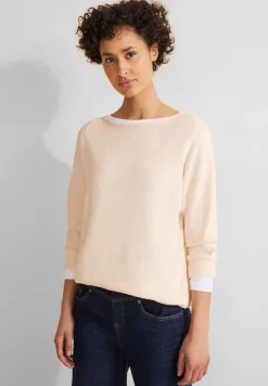 Street One Shirts*Feinstrick Shirt lucid white