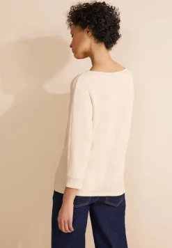 Street One Shirts*Feinstrick Shirt lucid white