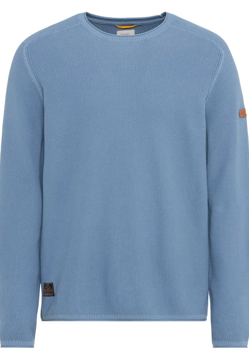 Camel Active Pullover & Sweatshirts|Big Boys*Feinstrickpullover aus organic Cotton elemental blue
