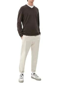 s.Oliver Pullover & Sweatshirts|Big Boys*Feinstrickpullover mit V-Ausschnitt braun2