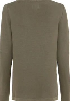 Camel Active Pullover & Sweatshirts*Feinstrickpullover mit V-Ausschnitt olive