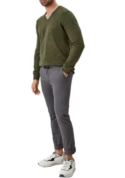 s.Oliver Pullover & Sweatshirts|Big Boys*Feinstrickpullover mit V-Ausschnitt grün2