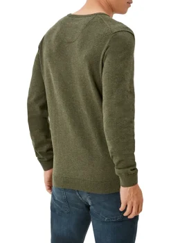 s.Oliver Pullover & Sweatshirts|Big Boys*Feinstrickpullover mit V-Ausschnitt grün2