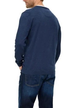 s.Oliver Pullover & Sweatshirts|Big Boys*Feinstrickpullover mit V-Ausschnitt blau2