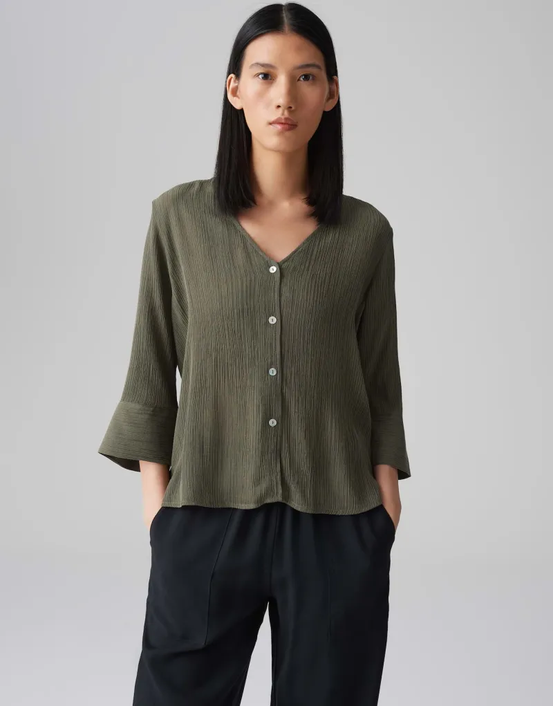 Opus Blusen*Felsea olive leaf