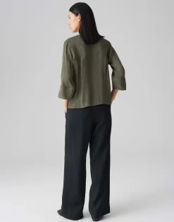 Opus Blusen*Felsea olive leaf