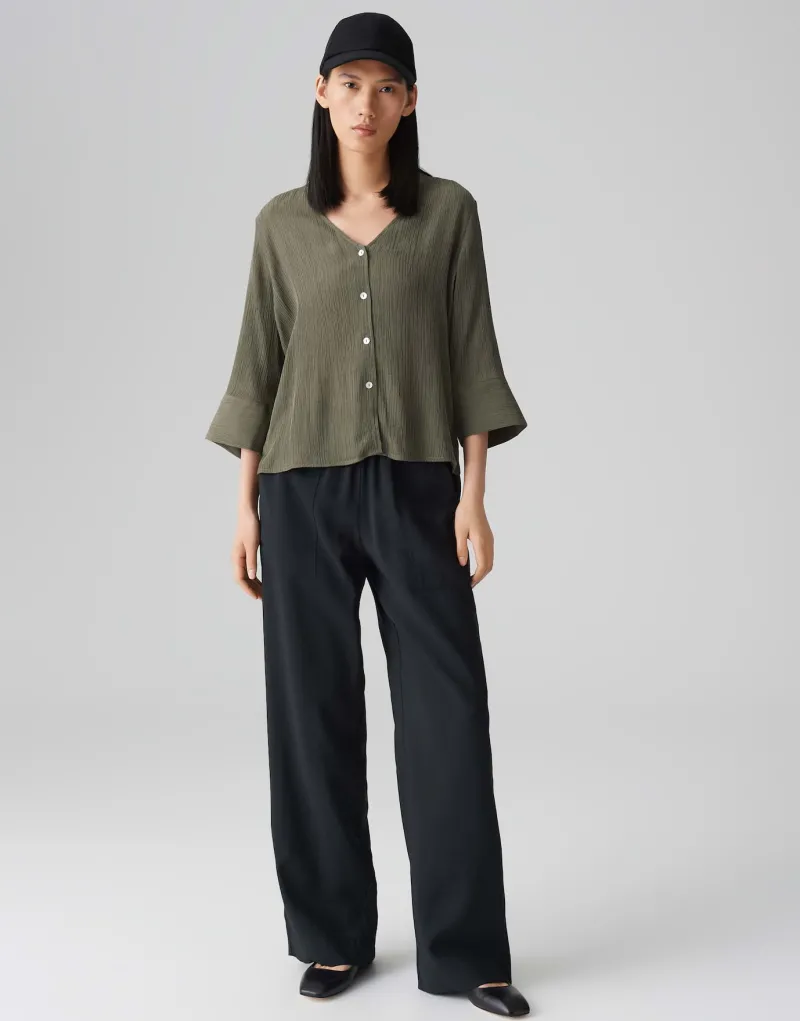 Opus Blusen*Felsea olive leaf