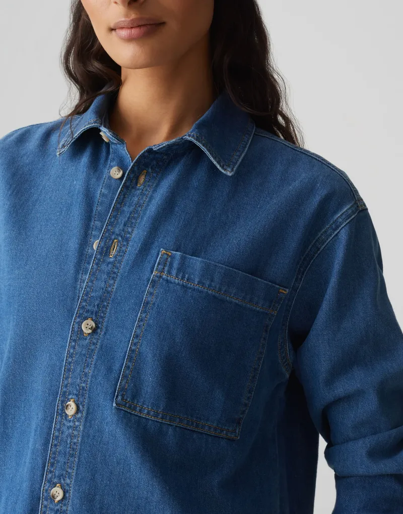 Opus Blusen*Felyn mid coastal blue