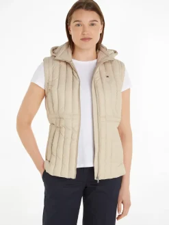 Tommy Hilfiger Westen*FEMININE LW DOWN VEST classic beige