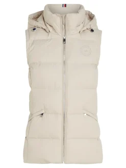 Tommy Hilfiger Westen*FEMININE MW RECYCLED DOWN VEST classic beige