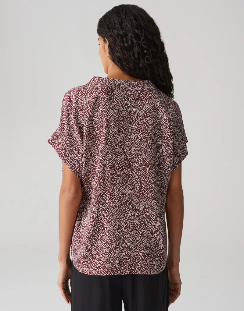 Opus Blusen*Filva minimal cassis