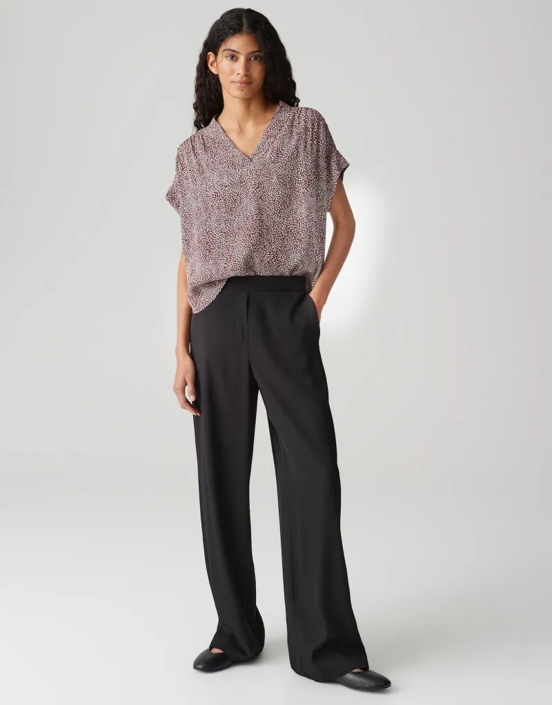 Opus Blusen*Filva minimal cassis