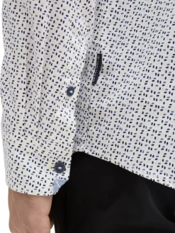 Tom Tailor Hemden|Big Boys*Fitted Hemd mit Muster white irregular design