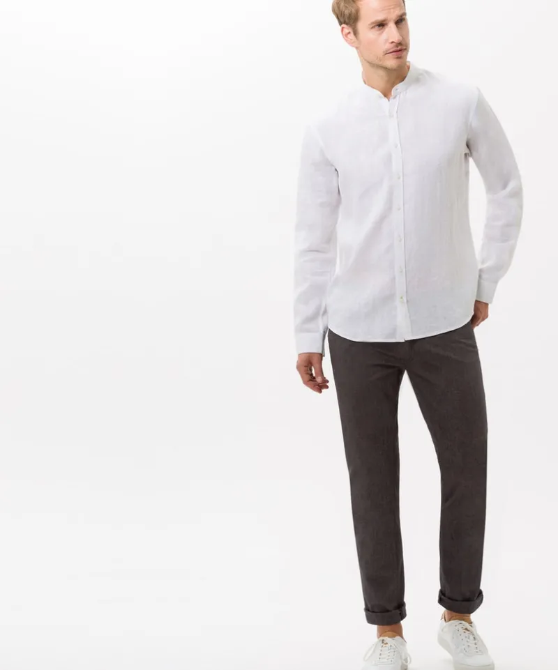 Brax Hosen|Big Boys*Five-Pocket-Hose in Two Tone-Optik Black