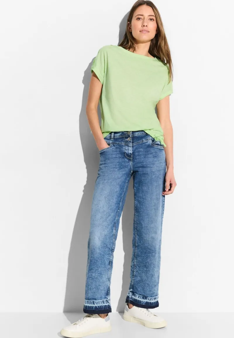 Cecil Shirts*Flammgarn T-Shirt matcha lime