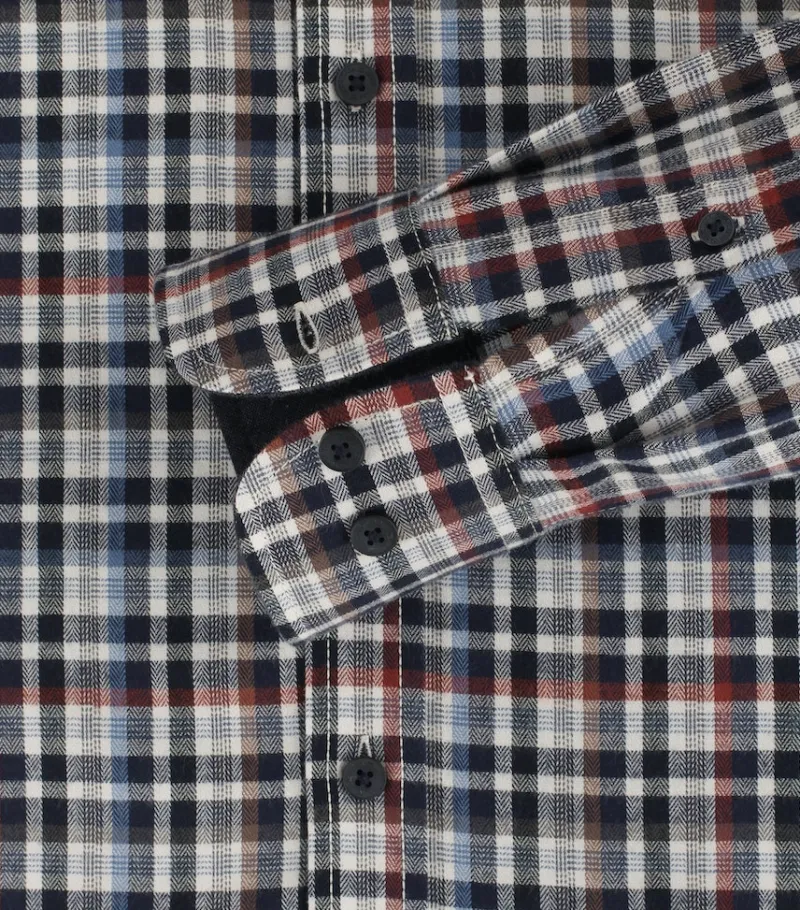 CASAMODA Hemden|Big Boys*Flanellhemd blau2