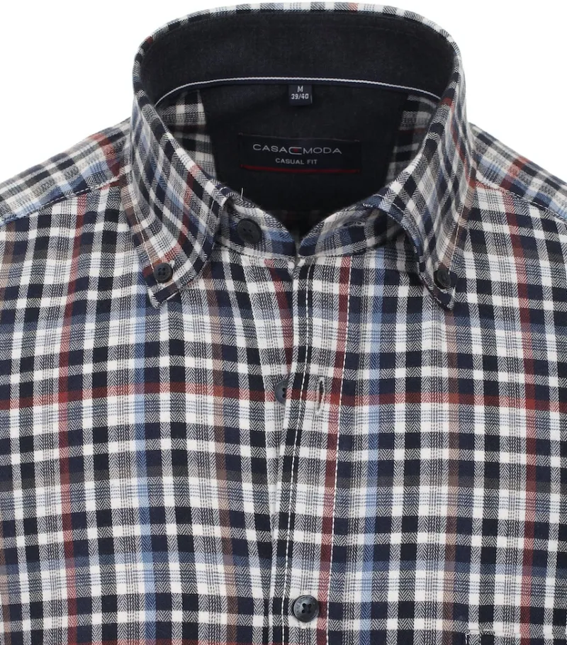 CASAMODA Hemden|Big Boys*Flanellhemd blau2