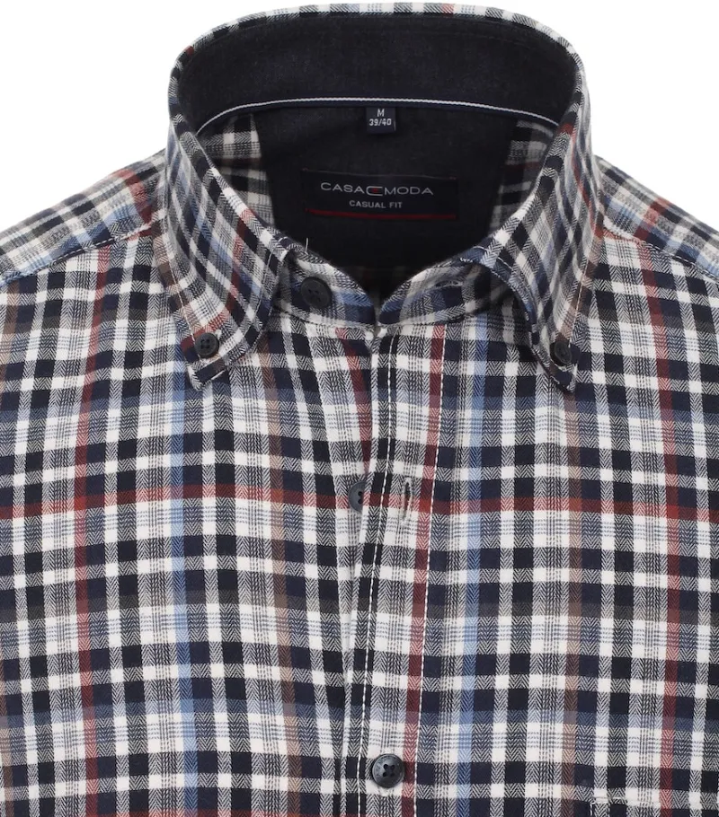 CASAMODA Hemden|Big Boys*Flanellhemd blau2