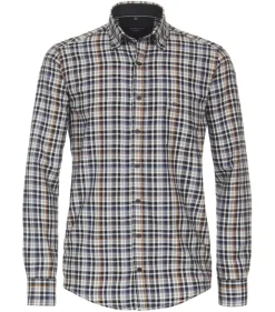 CASAMODA Hemden|Big Boys*Flanellhemd blau1