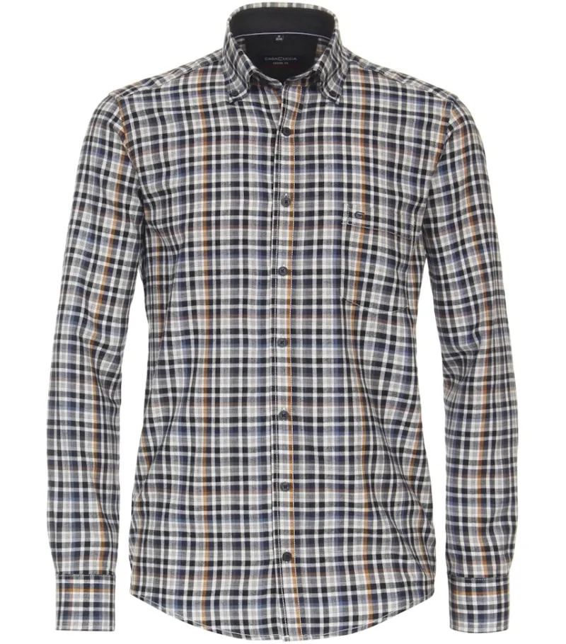 CASAMODA Hemden|Big Boys*Flanellhemd blau1