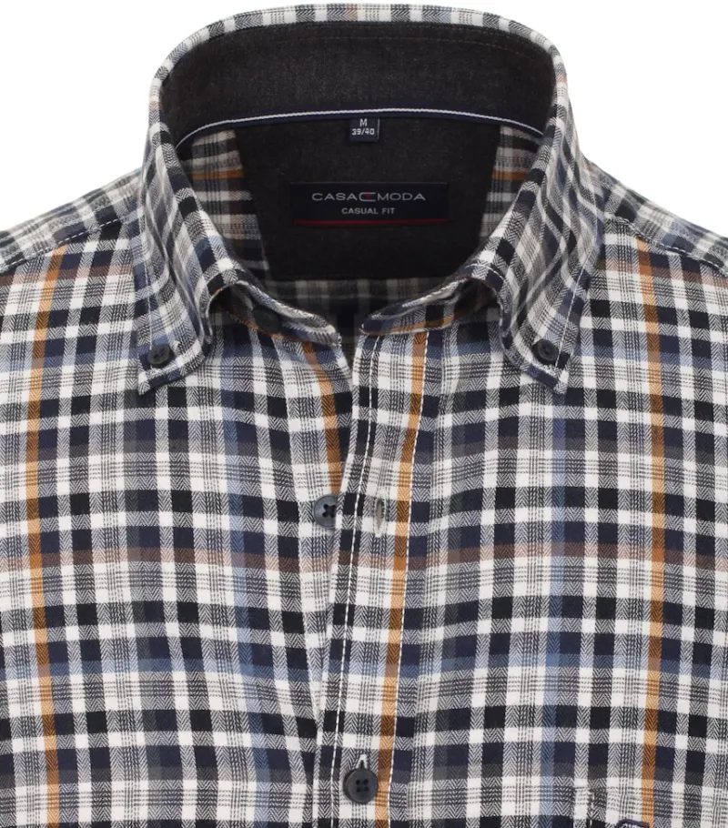 CASAMODA Hemden|Big Boys*Flanellhemd blau1