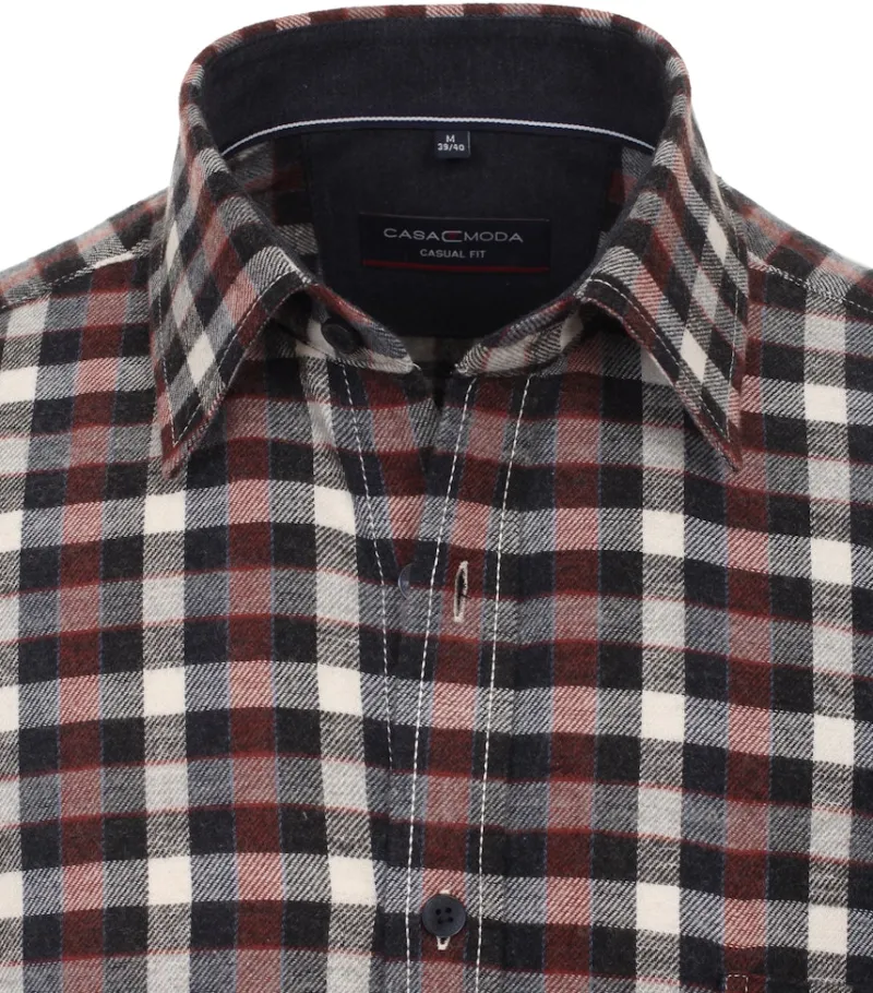 CASAMODA Hemden|Big Boys*Flanellhemd Braun