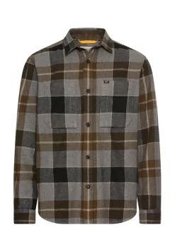 Camel Active Hemden|Big Boys*Flanellhemd mit Kontrastdetails und Brusttaschen Asphalt