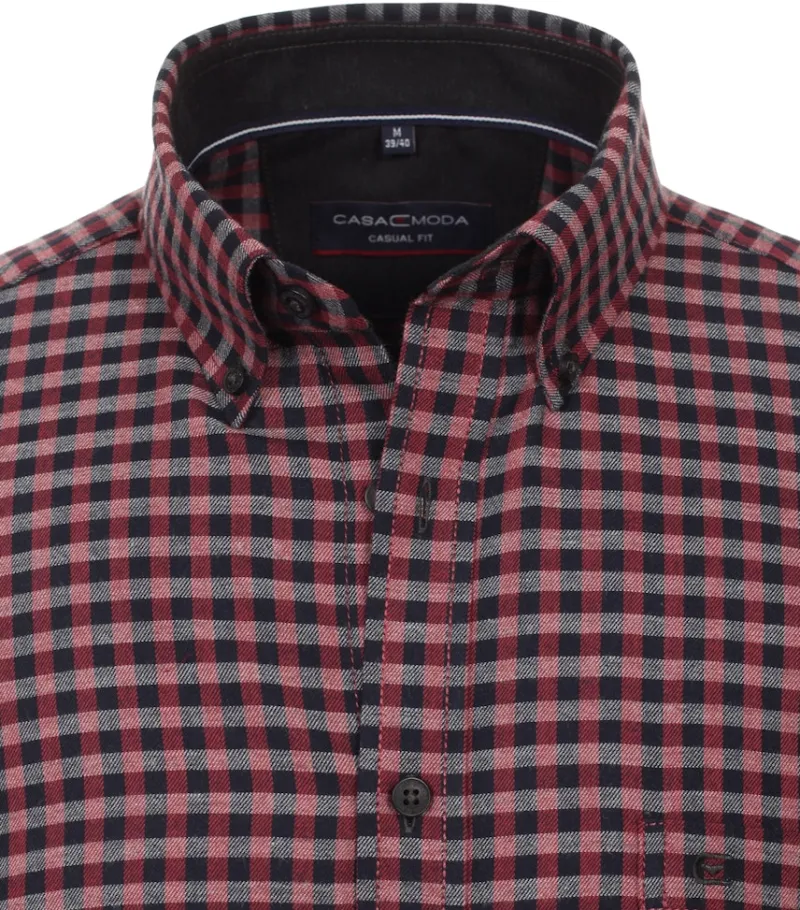 CASAMODA Hemden|Big Boys*Flanellhemd Rot