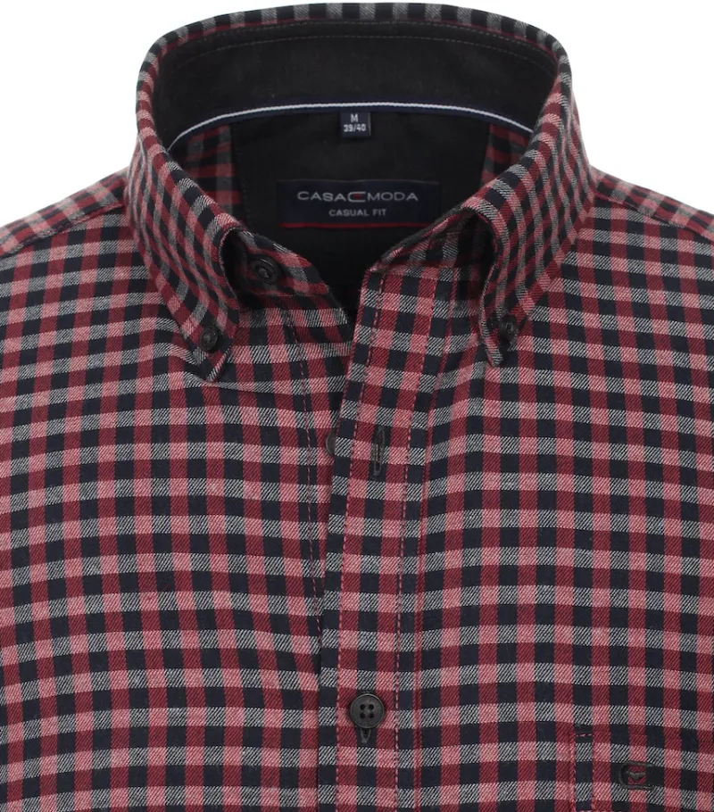 CASAMODA Hemden|Big Boys*Flanellhemd Rot