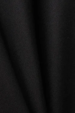 Esprit Hosen*Flanellhose mit geschlitztem Beinsaum Black