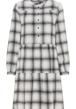 Camel Active Kleider*Flanellkleid aus Baumwolle grey check